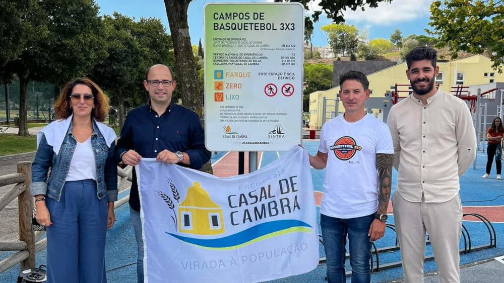 Inauguração de 3 campos de basquetebol 3x3