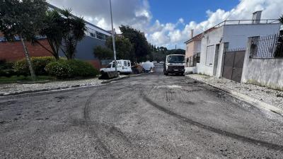 Pavimentação da Av. de Sintra e Praceta do Mercado Municipal